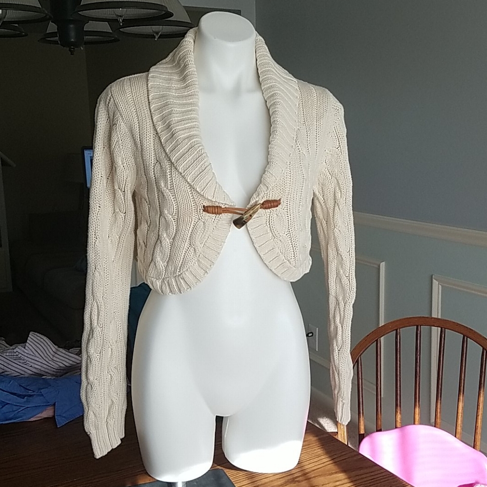 Gap maternity chunky crop sweater
